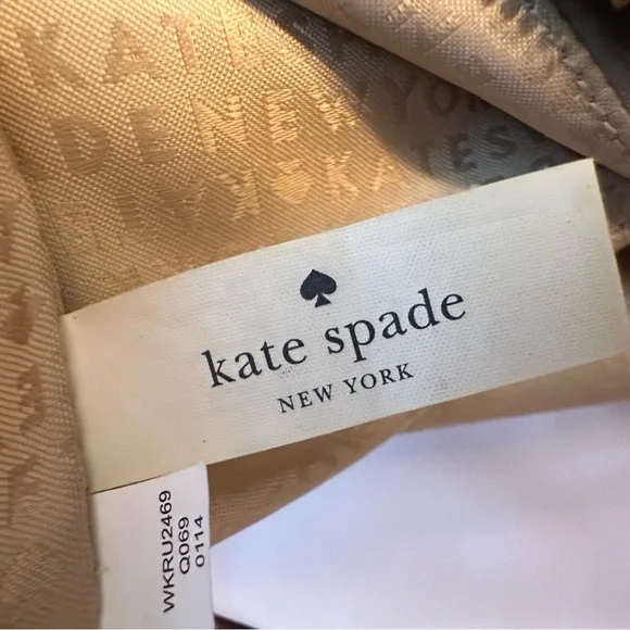 Kate Spade Black Patent Leather Polkadot Tote Bag Bow Detail - Picture 13 of 13